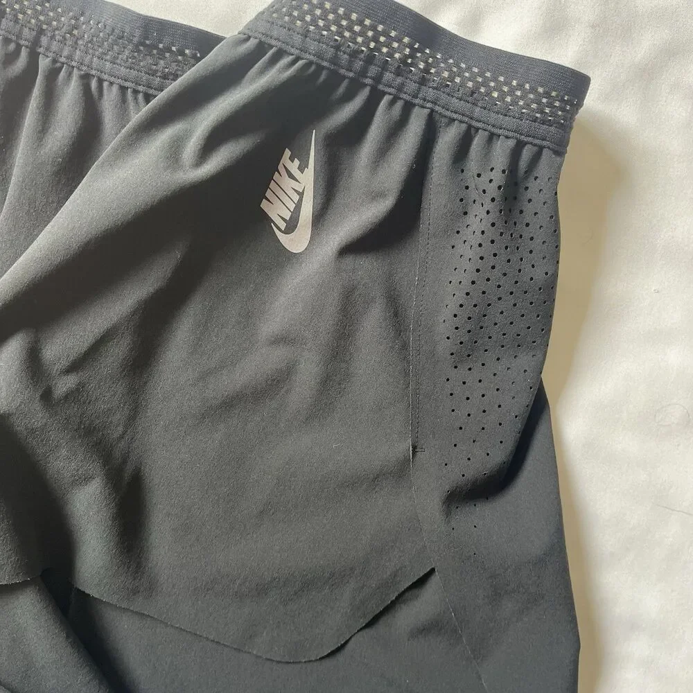 Nike Lab Shorts  Womens M Black Running Athletic Workout Training AA0087 Vents